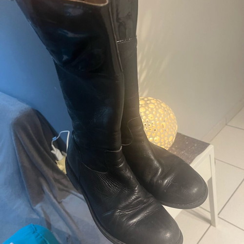 Lapin Leather Girls' Boots Used Black Size 32