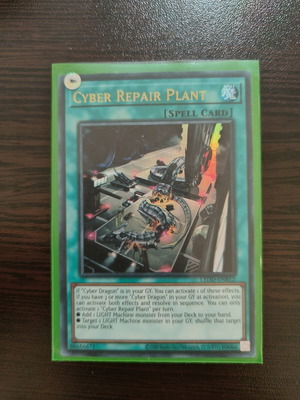 Yu-Gi-Oh Cyber Repair Plant Ultra Rare Card Like New