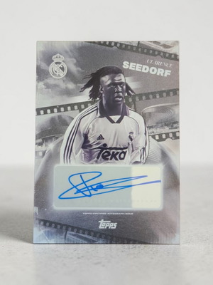 Topps Los Blancos 2025-26 Clarence Seedorf Autograph card Real Madrid like new