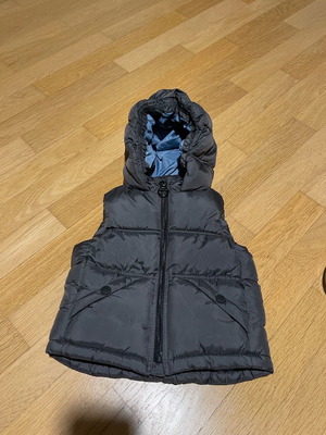 Zara baby sleeveless vest used, 6/9 months, 74cm, gray