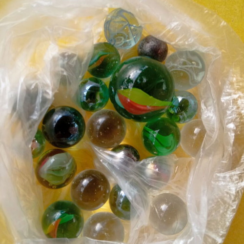 Marbles new, pack of approximately 220 pieces