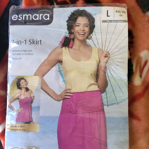 Esmara skirt new, size L, yellow
