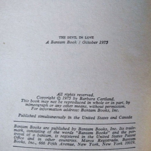 The Devil in Love book used, Greek language