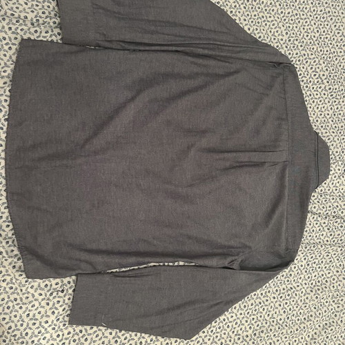Polo Ralph Lauren dress shirt gray XL like new with small fabric mark