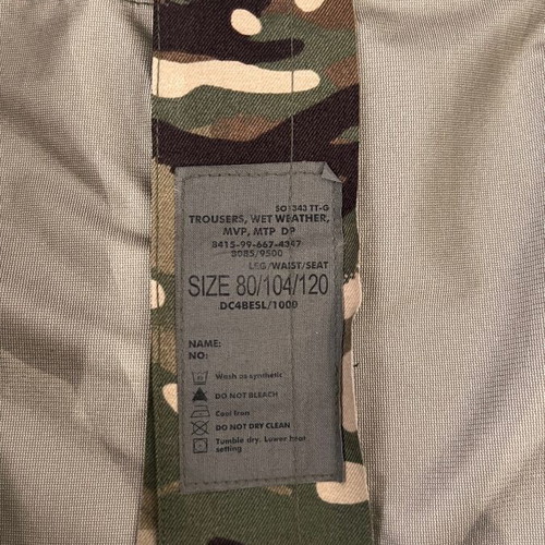 Gore-Tex Multicam Waterproof Pants new