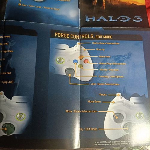 Halo 3 Master Chief Arbiter Poster 14''x14'' like new