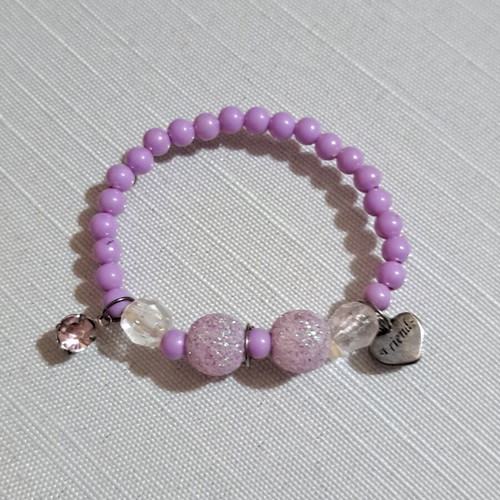 Pink children's bracelet