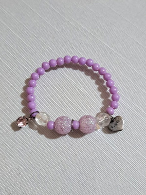 Pink children's bracelet