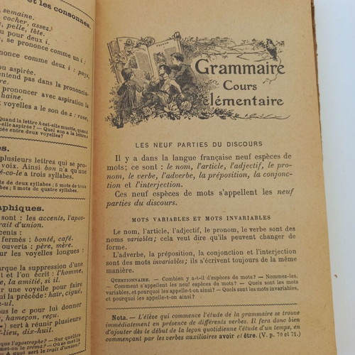 French Grammar Book 1911 used