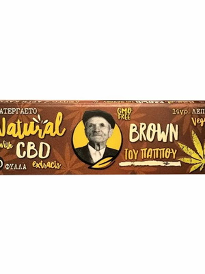 Tsigaroharto Tou Pappou natural thin rolling paper with CBD extracts new
