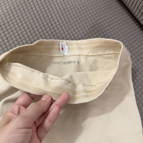 High-waisted shaping shorts beige/nude, size S