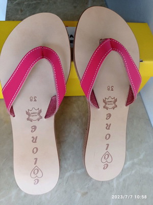 Women's summer shoes size 37 coral new