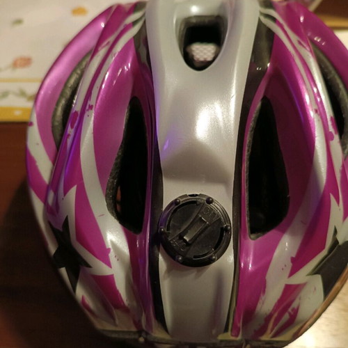 Ked children's helmet like new with chin strap and adjustment button
