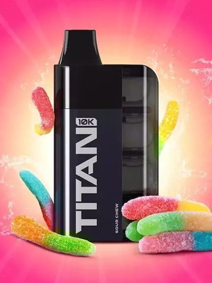 Titan 10K Puffs Disposable Vape New, Sour Chew Flavor