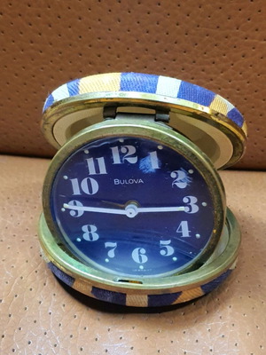Vintage Bulova ρολόι ξυπνητήρι ταξιδίου μεταχειρισμένο