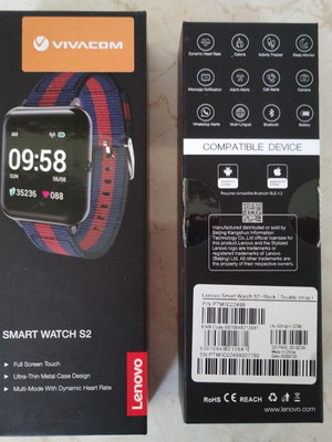 Smart Watch Lenovo S2 νέο με επιπλέον υφασμάτινο λουράκι