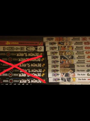 Manga Naruto, Bleach, Deathnote and My Hero Academia like new
