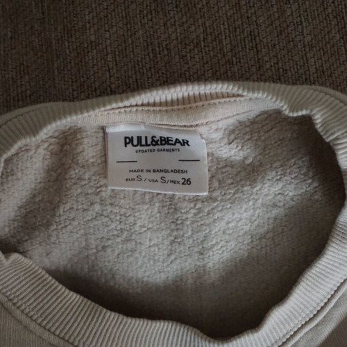 Women's beige sweatshirt Pull & Bear like new, size S