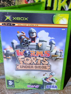 Worms Forts: Under Siege Microsoft Xbox like new