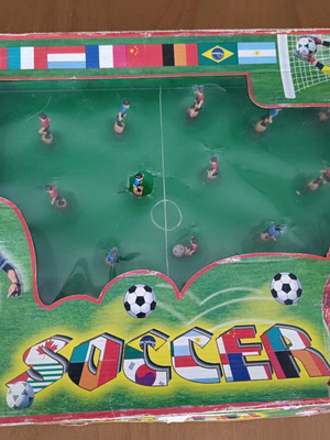 Leon Soccer Board Game μεταχειρισμένο, κλασικό ποδοσφαιράκι με ελατήρια '80