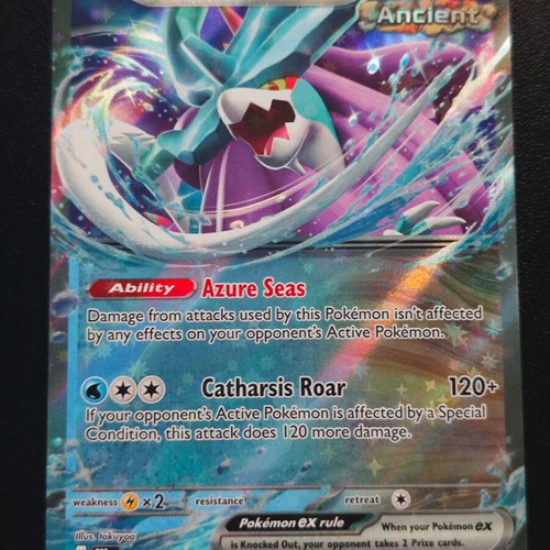 Pokemon Walking Wake ex card from Temporal Forces 2024 collection new