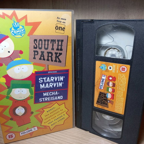 South Park VHS tapes like new, set of 3 without subtitles