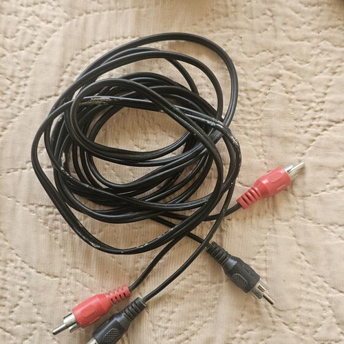 Audio cables set used, various types