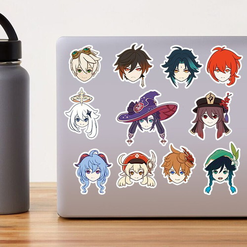 Genshin Impact handmade sticker pack made to order