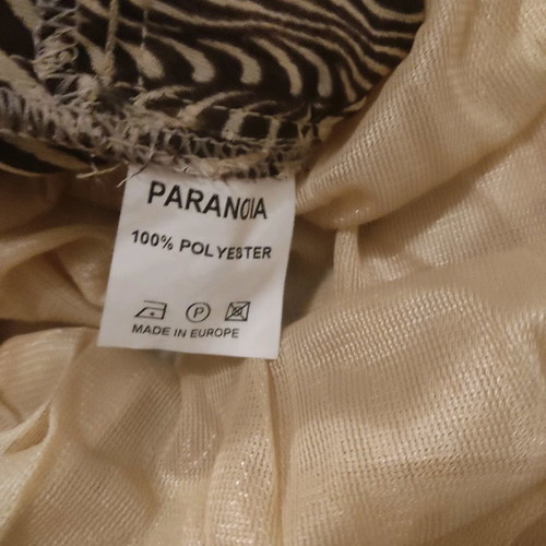 Tiger print dress used, backless, size M