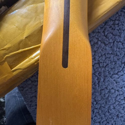 Stratocaster guitar neck new Canadian maple yellow Vnexk