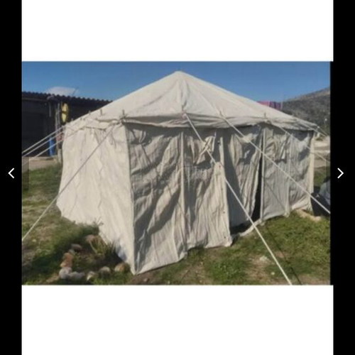 Large tent 16 square meters like new with 4x4 meter inner lining