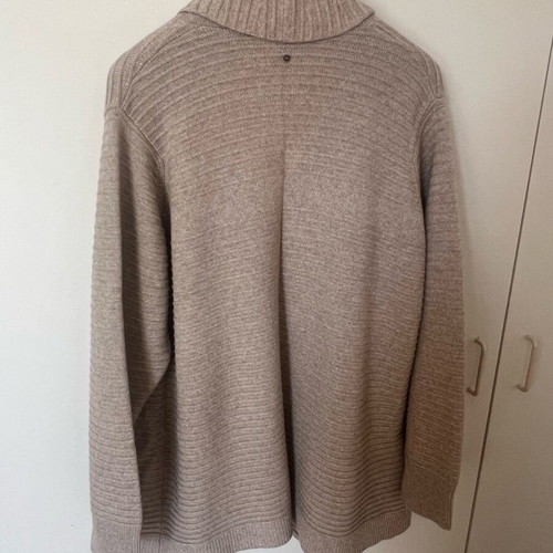 Marina Rinaldi Sport beige wool cardigan brand new, size L