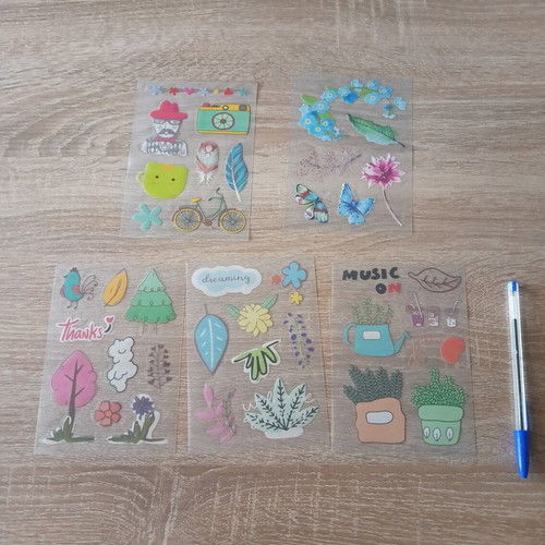 Stickers new, ideal for scrapbooking and creative crafts
