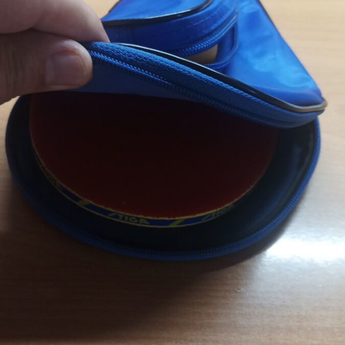 Stiga Spectra ping pong racket used with case and 3 balls