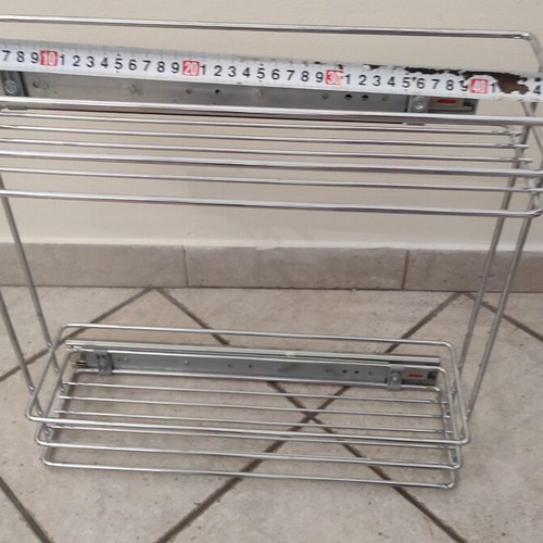 Sliding metal rack like new
