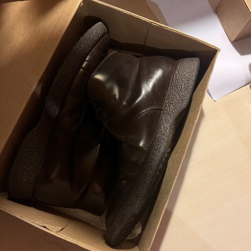 Tods leather boots men size 44 used