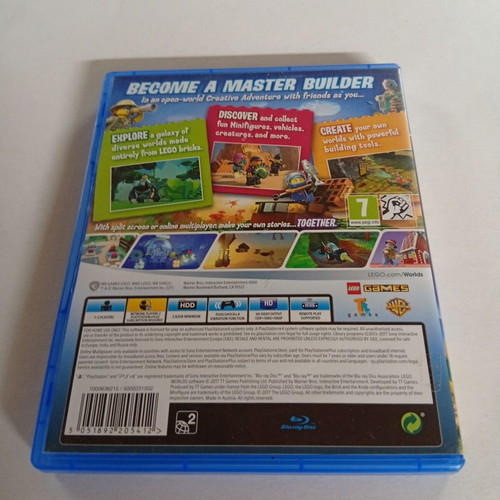 Lego Worlds PlayStation 4 game like new, action puzzle simulation