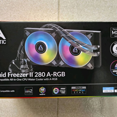 Arctic Liquid Freezer II 280 A-RGB new computer water cooler