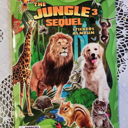 Jungle Sequel 3 Sticker Album like new by Carouzel