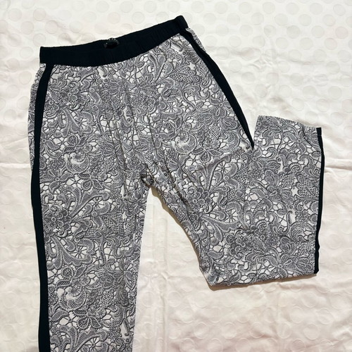 Sisley printed pants like new, high waist, sizes S/M
