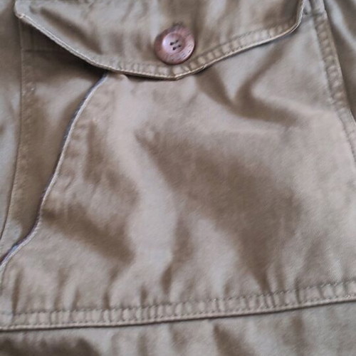 Khaki men's parka jacket like new, size XXL