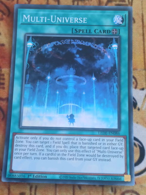 Multi Universe Field Spell κάρτα σαν καινούργιο