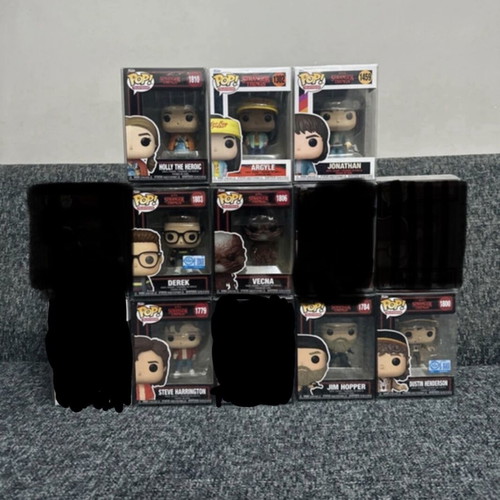 Funko Pop Stranger Things figures new with protectors