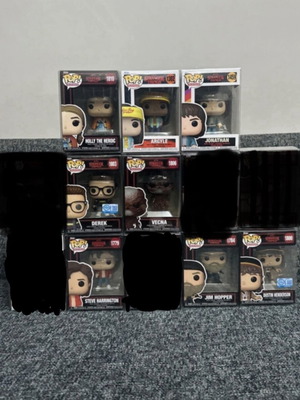 Funko Pop Stranger Things figures new with protectors