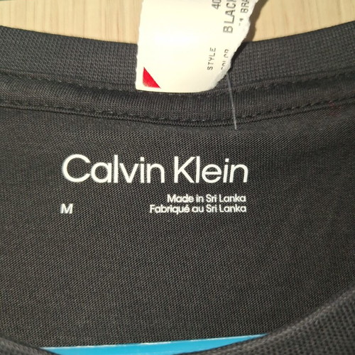 Calvin Klein men's T-shirt new, size M, black, 100% cotton