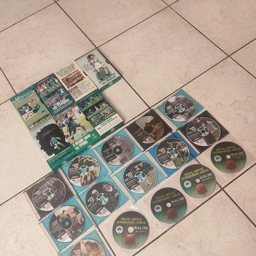 Panathinaikos Collectible DVD and Videocassette Set new, authentic