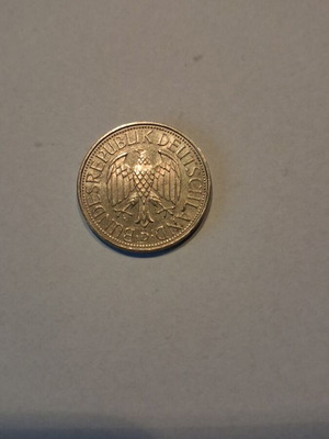 German 1 Mark Coin 1992 used