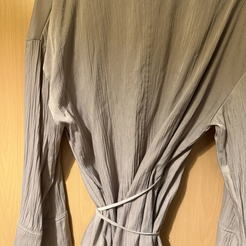 Zara caftan beige wrap blouse jacket like new, size XS