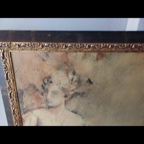 Painting with texture 70x90 like new