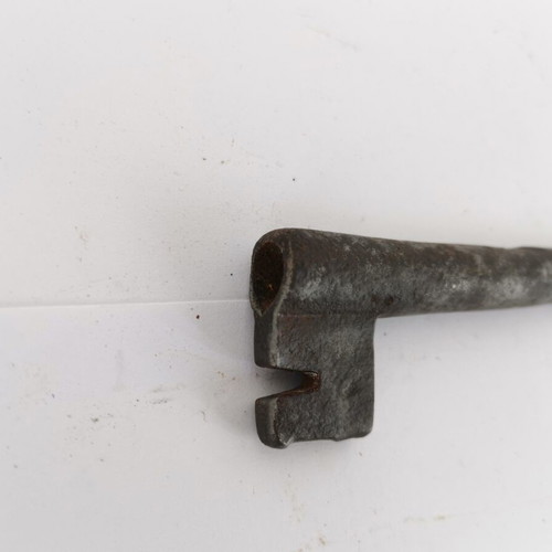 Antique mansion door key used, circa 1900